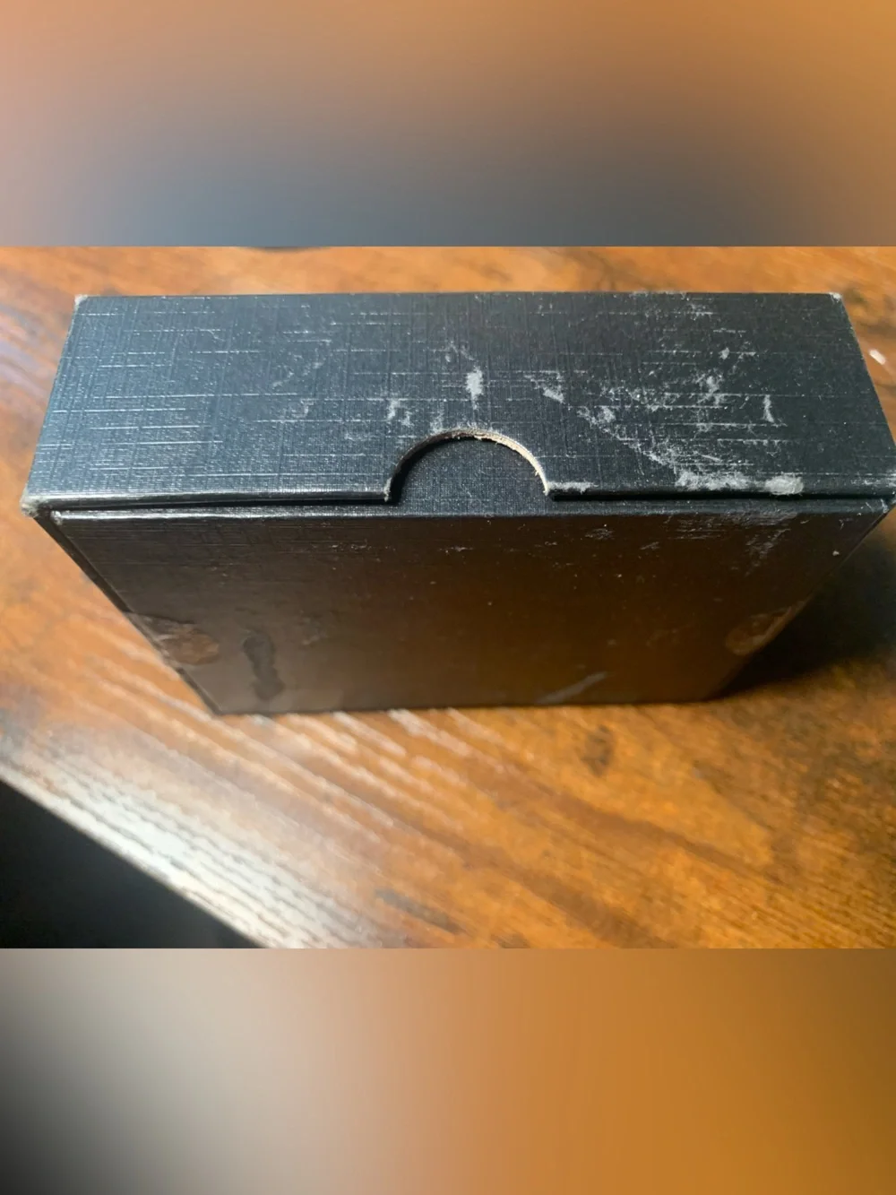 Black Card Wallet with Snap Closure